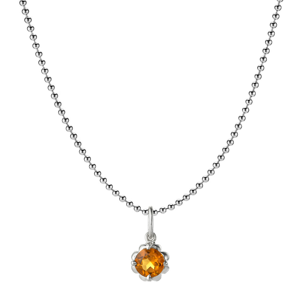 Petite Candy Necklace with Citrine