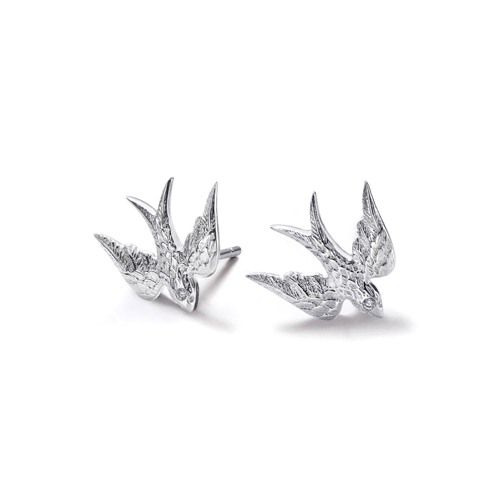 Feathered Swallows with diamonds