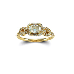 Diamond Knotty Ring