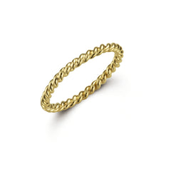 twisted gold ring