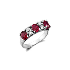 Vintage Diamond & Ruby Ring