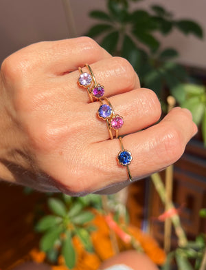 Petite Candy Ring with Lavender Amethyst