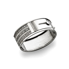 Victorian Silver Filigree Cuff
