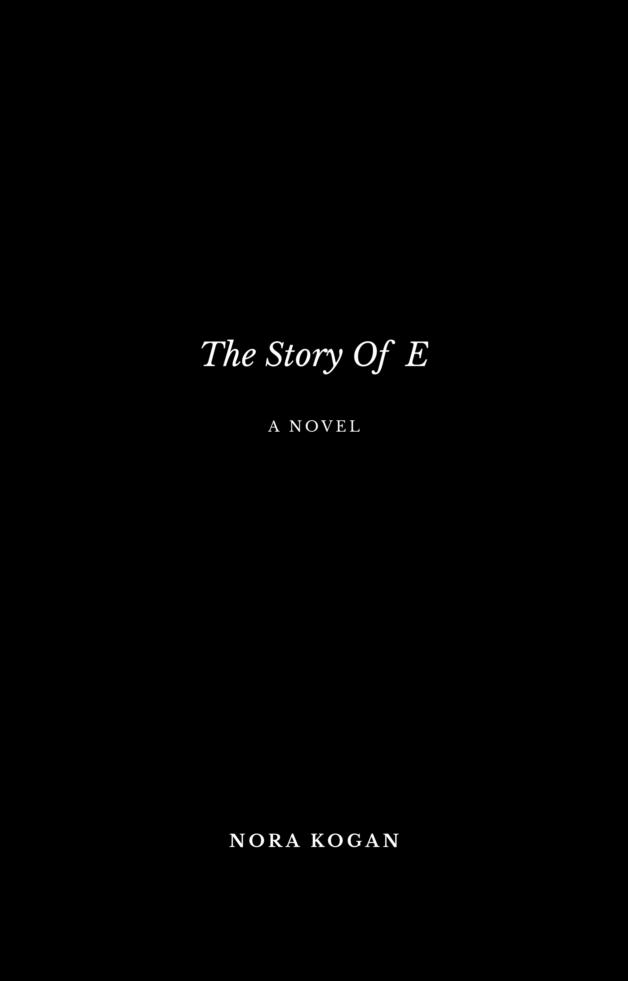 The Story of E — Signed Copy