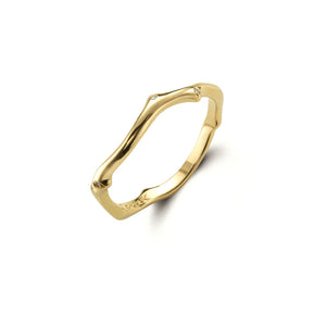 gold thorn with diamonds ring