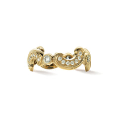 rococo gold & diamond ring