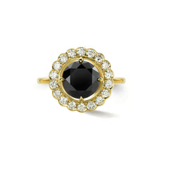 black & white diamond ring