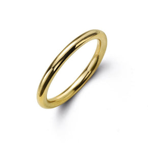 simple gold rounded band