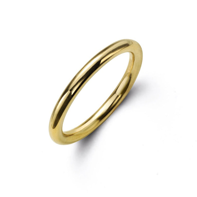 simple gold rounded band