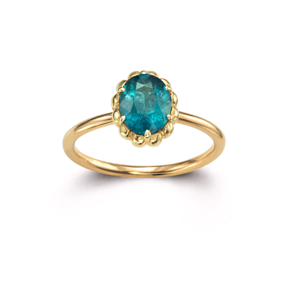 Candy Ring with Teal Tourmaline