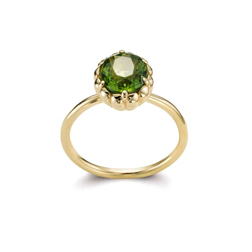 Candy Ring with Green Tourmaline