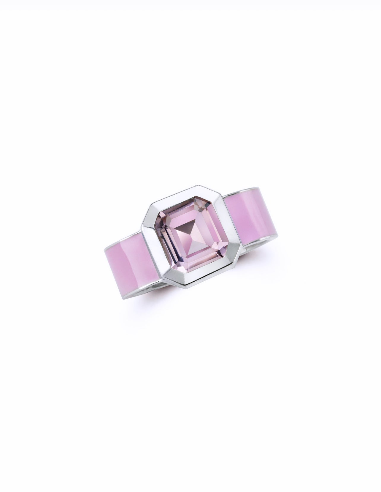 Venita Ring with Blush Pink Topaz