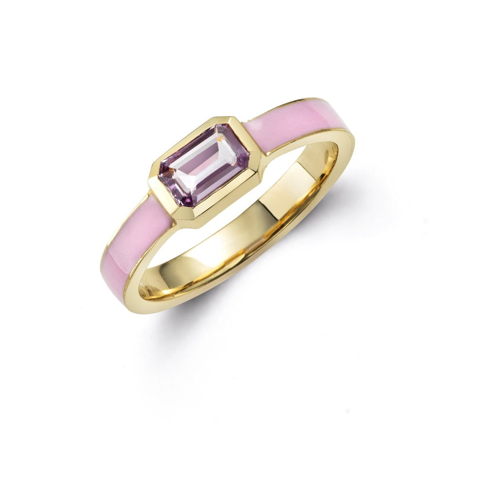 Venita Ring with Lavender Sapphire