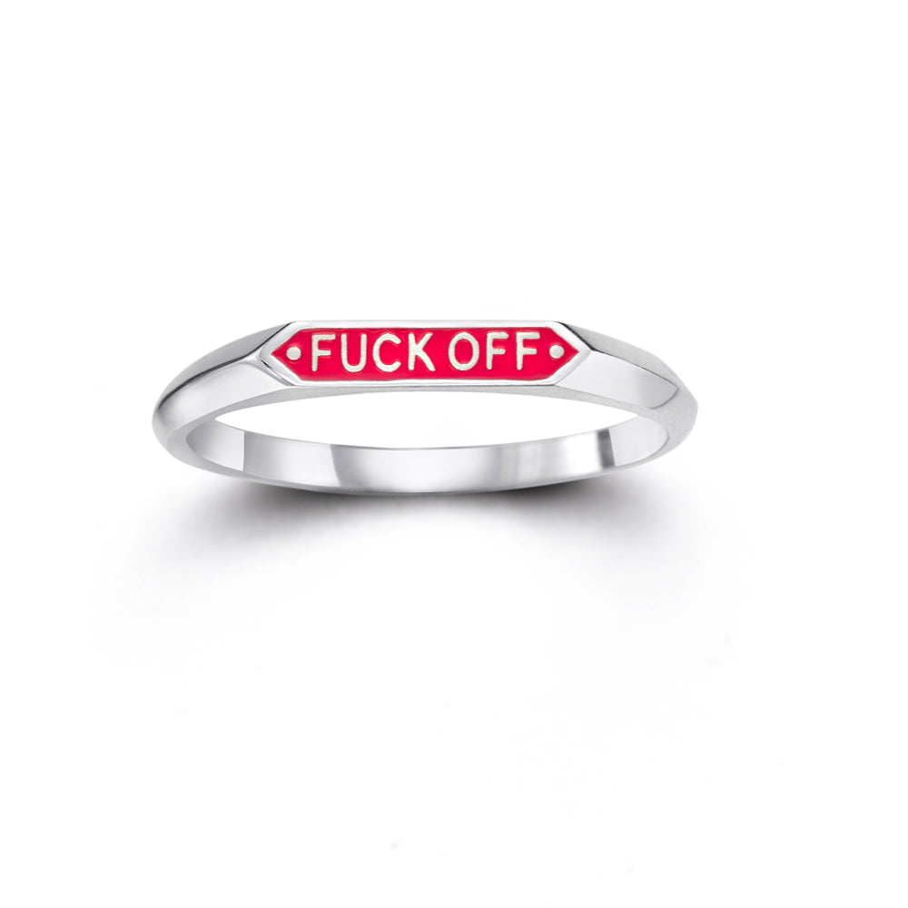 Fuck Off Signet Ring