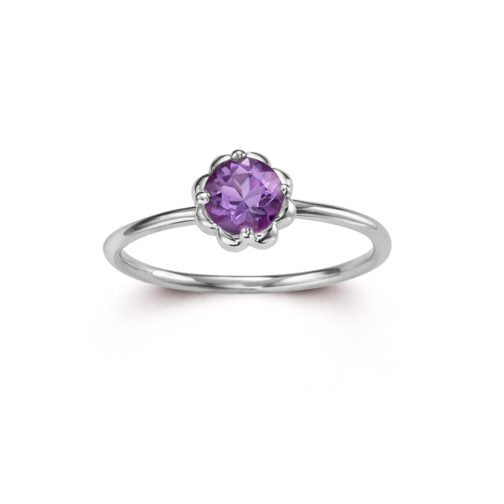 Petite Candy Ring with Amethyst