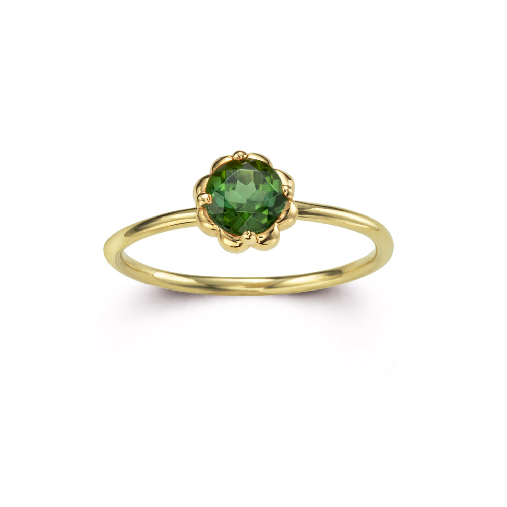 Petite Candy Ring with Green Tourmaline