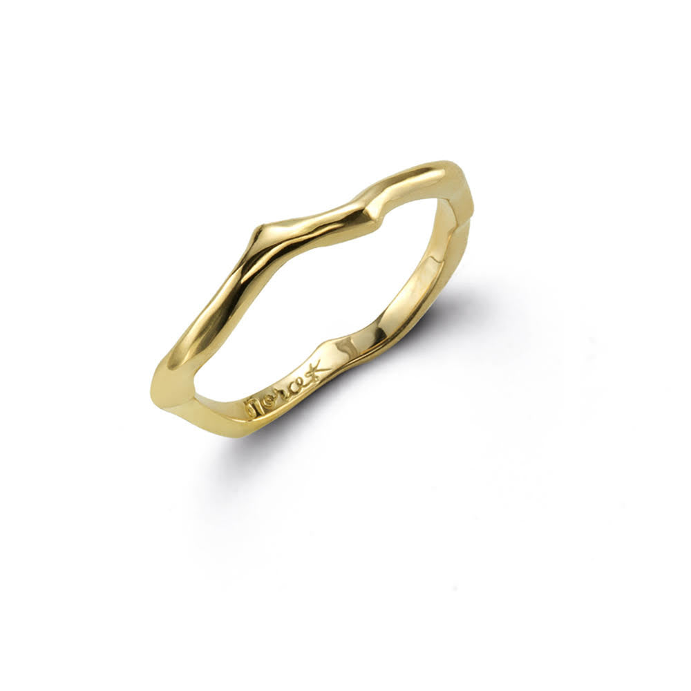 14k gold thorn ring