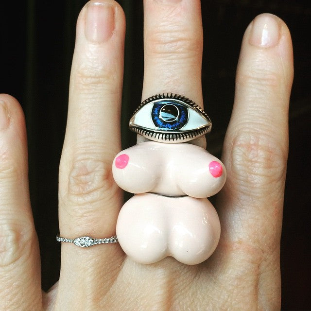 Blue Eye Ring