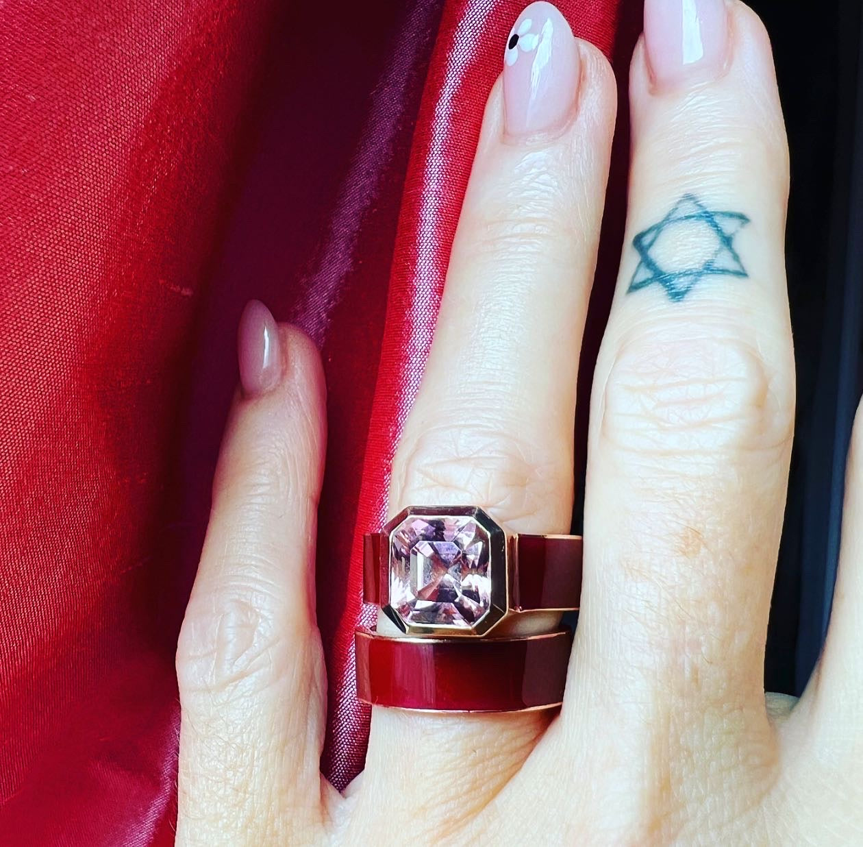 Venita Ring with Pink Tourmaline