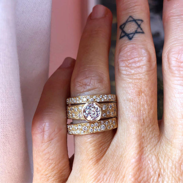 Women's aggie ring outlet with diamond