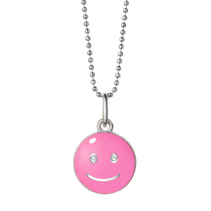 baby smile pendant sterling bubblegum