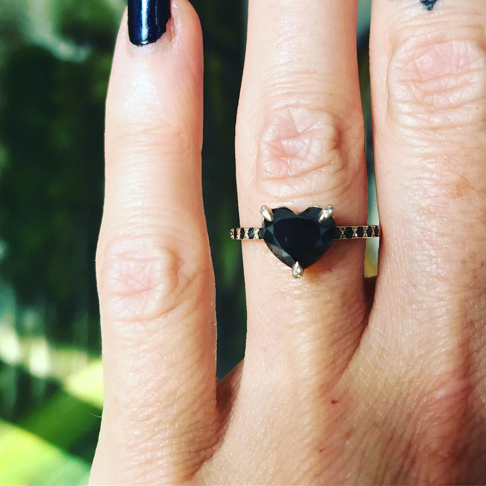 Black Sweetheart Ring