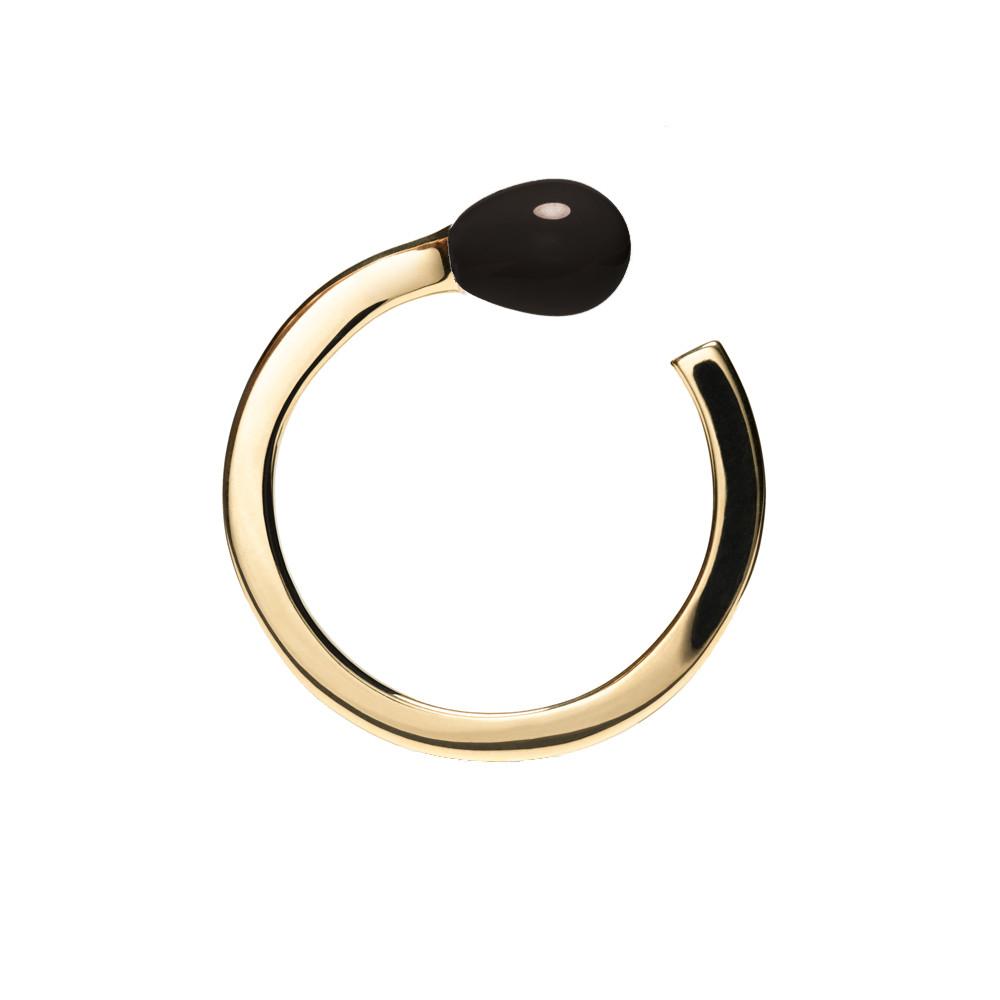 Matchstick Ring with Black Tip