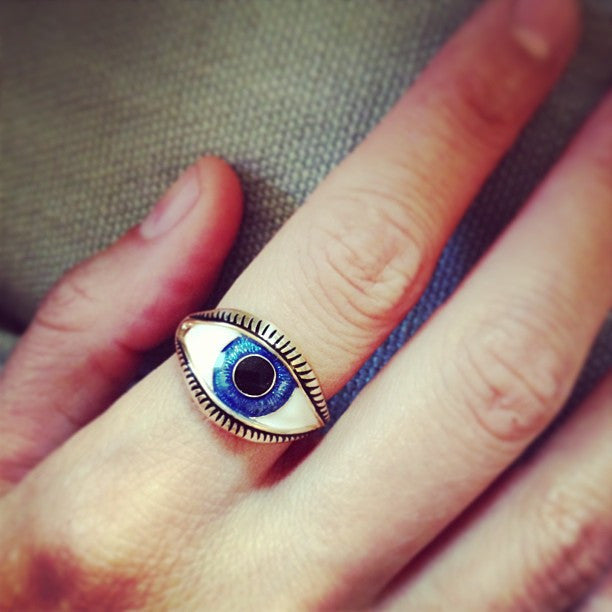 Blue Eye Ring