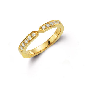 18k gold diamonds band