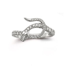 Pavé Serpent Ring