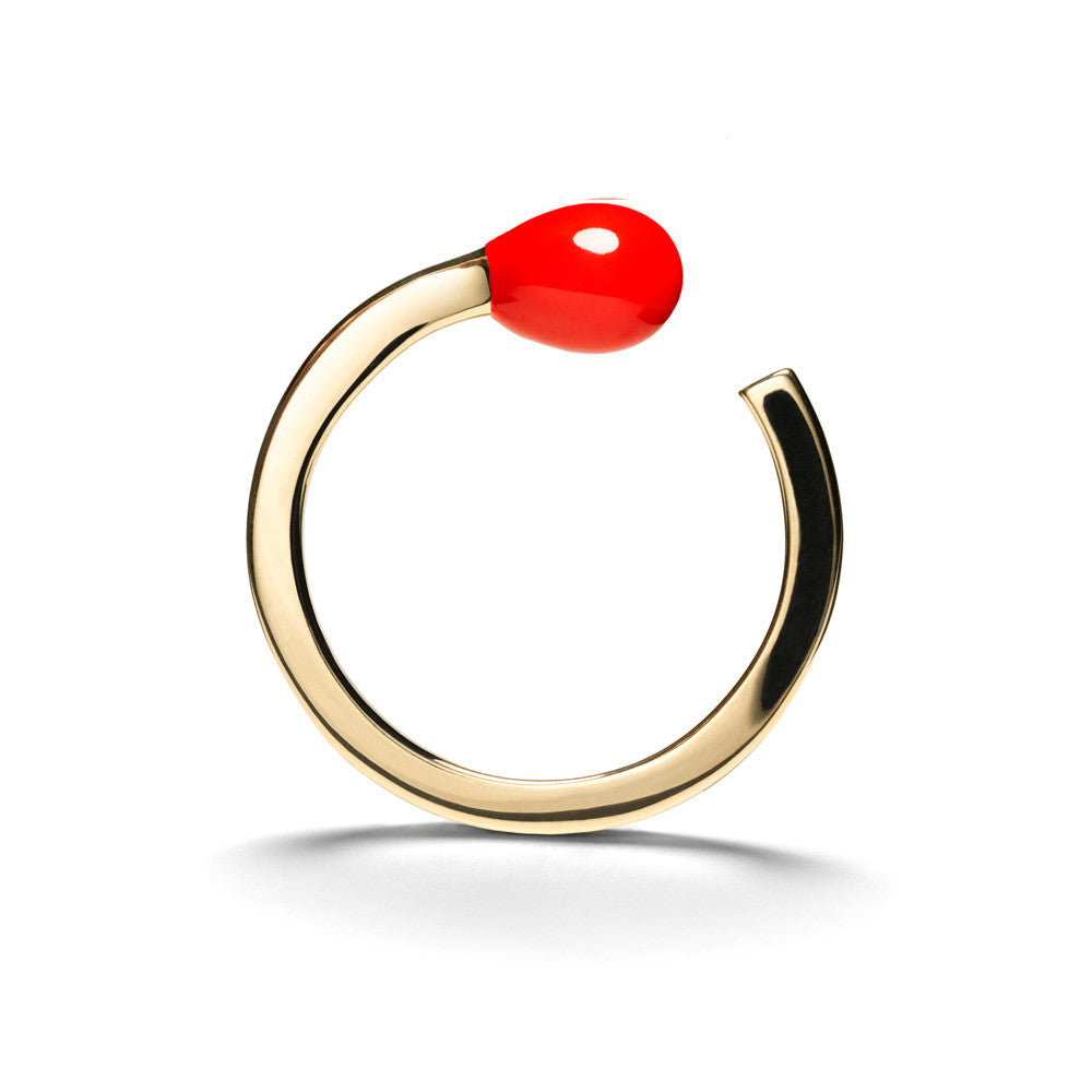 Matchstick Ring with Red Tip