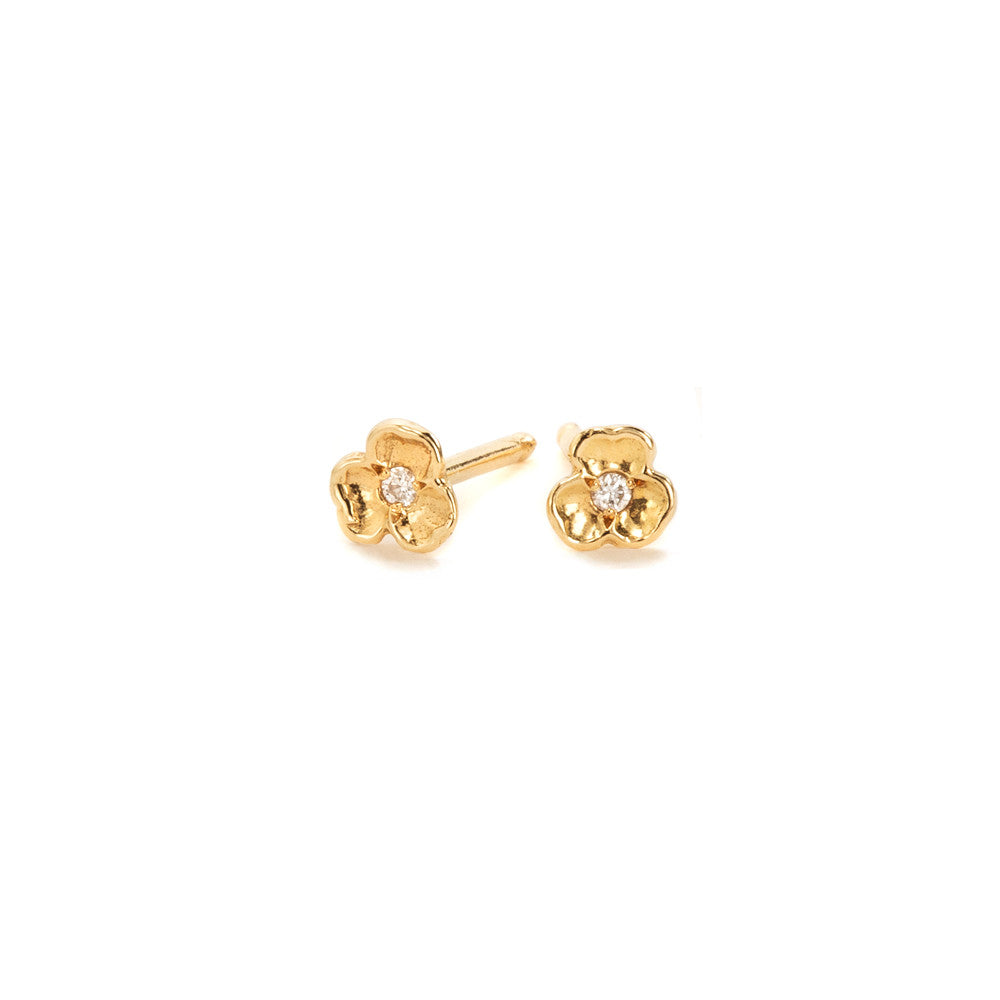 Pansy Studs