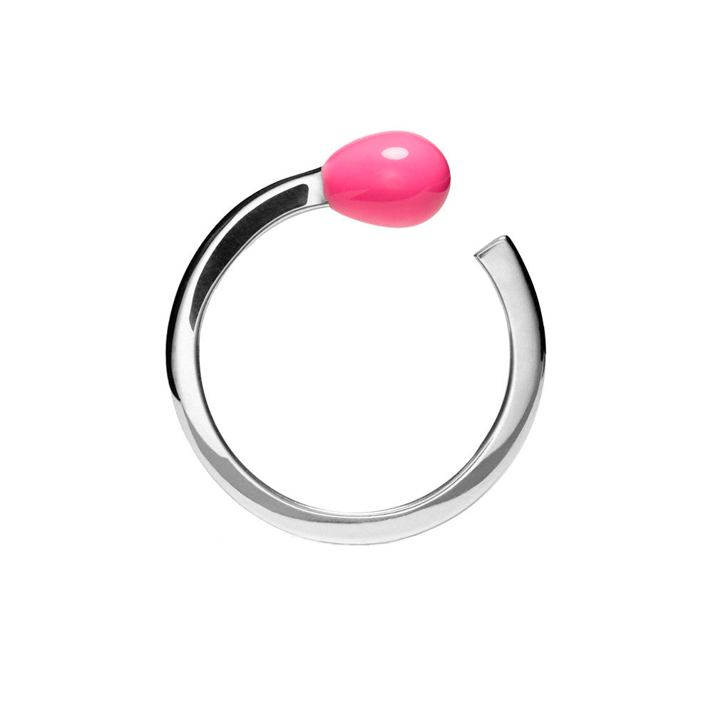 Matchstick Ring with Pink Tip
