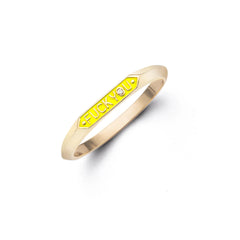 FU Signet Ring in Gold